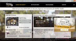 Desktop Screenshot of century21-accore-le-havre.com